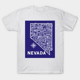 Nevada Map T-Shirt